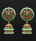 Green Jhumkas