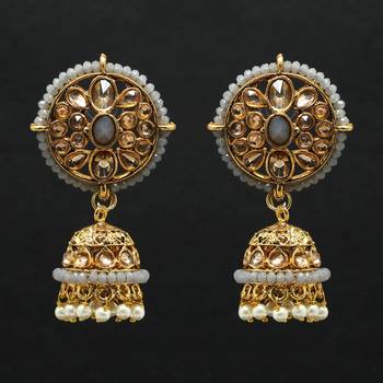 Grey Jhumkas 1