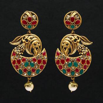 Maroon Danglers Drops 1