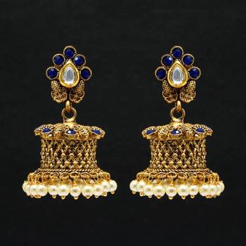Blue Jhumkas 1