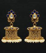 Blue Jhumkas