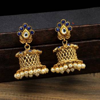 Blue Jhumkas 2