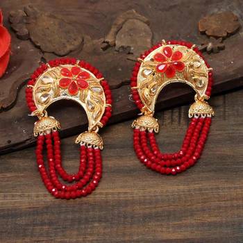 Maroon Danglers Drops 2