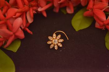 Designer diamond classic nose pin or nose ring 4