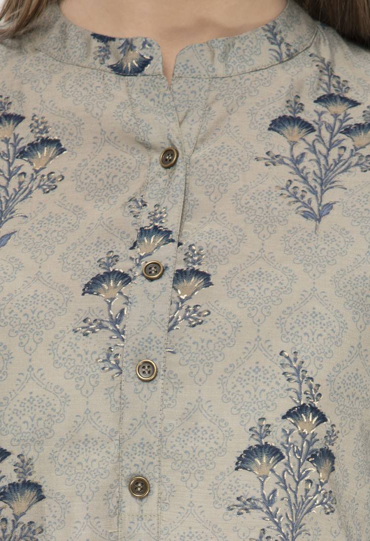 Womens Straight Cotton Rayon Kurta