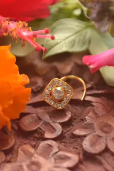 Designer Diamond Classic Nose Pin or Nose ring