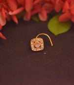Designer Diamond Classic Pink Nose Pin or Nose ring