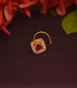 Designer Diamond Classic Red Nose Pin or Nose ring