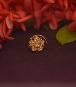 Designer Diamond Classic Green Nose Pin or Nose ring