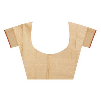 Mustard Woman Mercerize Cotton Silk Banarasi Saree 4