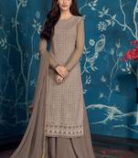 Faux Georgette Palazzo Designer Salwar Suit