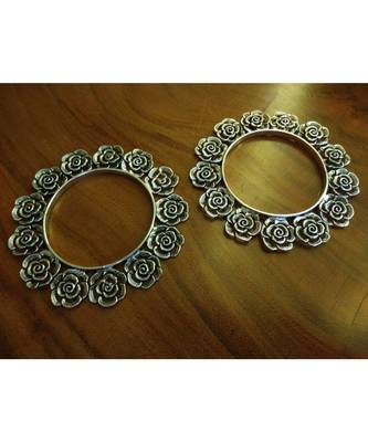 Gs Open Rose Charm Hand Kada Set 1