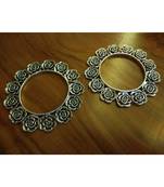 Gs Open Rose Charm Hand Kada Set