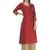 Lagi Womens Embroidered Straight Polly Silk RK2163C