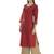 Lagi Womens Embroidered Straight Polly Silk RK2163C