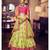 Lirill Green Colour Net Lehenga With Rani Colour Handloom Silk Choli And Lirill Green Colour Net Dupatta