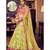 Lirill Green Colour Net Lehenga With Rani Colour Handloom Silk Choli And Lirill Green Colour Net Dupatta