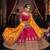 Magenta Colour Handloom Silk Lehenga Choli With Mustard Colour Viscose Jacquard Dupatta