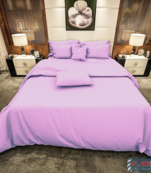 Exclusive Cotton Satin Stripe 210 TC King Size Bedsheet with Two Pillow cover