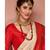 Off-white woven blended silk kanjivaram saree with blouse