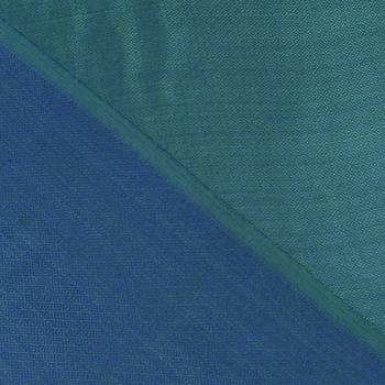 Navy Blue-Green Super Fine Soft Women's Viscose Reversible Pashmina Scarf, Stole & Wrap with Hanger 5