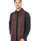 Woven Reversible Printed Men's Wool & Acrylic Muffler Warm Cashmere Wrap Shawl
