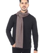 Woven Reversible Printed Men's Wool & Acrylic Muffler Warm Cashmere Wrap Shawl