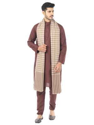 Men's & Women's Fine 100% Wool Luxury Unixex Printed Blended Warm Muffler Wrap 2
