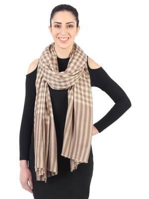 Men's & Women's Fine 100% Wool Luxury Unixex Printed Blended Warm Muffler Wrap 3