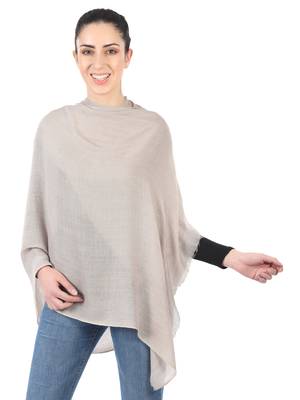 Super Fine Blended Ultra Soft & Warm Wool Silk Unisex Pashmina Shawl, Stole & Wrap with Hanger 1