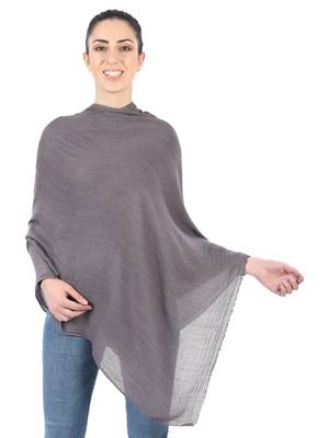 Super Fine Blended Ultra Soft & Warm Wool Silk Unisex Pashmina Shawl, Stole & Wrap with Hanger 1