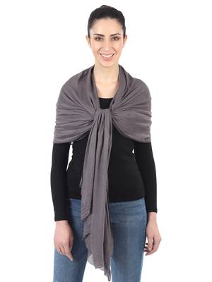Super Fine Blended Ultra Soft & Warm Wool Silk Unisex Pashmina Shawl, Stole & Wrap with Hanger 3