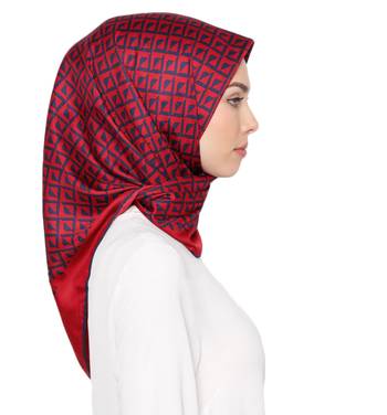 Justkartit Women'S Satin Silk Printed Square Hijab Dupatta For Women 1