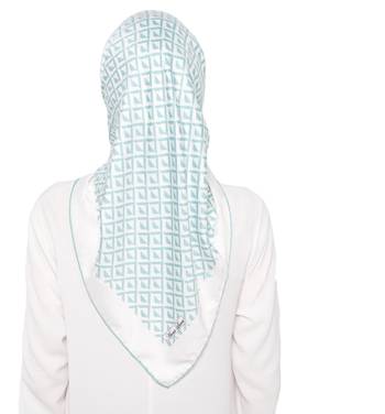 Justkartit Satin Silk Printed Square Dupatta Scarf For Women 2