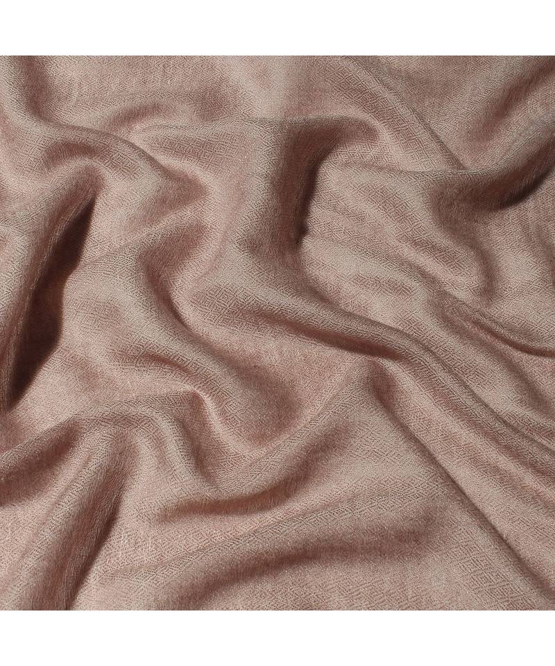 Dark Beige Super Fine Blended Ultra Soft & Warm Wool Silk Unisex Pashmina Shawl, Stole & Wrap with Hanger