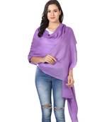 Mouve Super Fine Blended Ultra Soft & Warm Wool Silk Unisex Pashmina Shawl, Stole & Wrap with Hanger