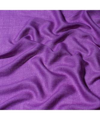 Purple Super Fine Blended Ultra Soft & Warm Wool Silk Unisex Pashmina Shawl, Stole & Wrap with Hanger 4