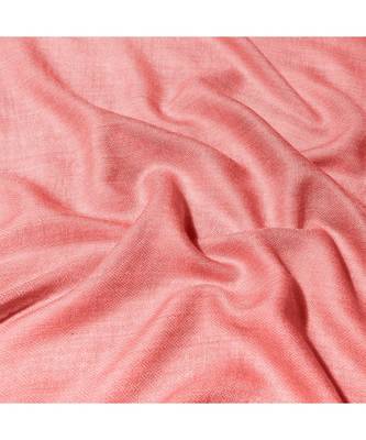 Peach Super Fine Blended Ultra Soft & Warm Wool Silk Unisex Pashmina Shawl, Stole & Wrap with Hanger 4