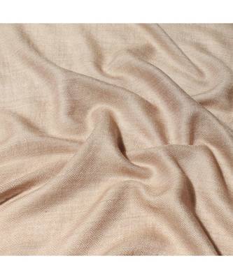 Tan Super Fine Blended Ultra Soft & Warm Wool Silk Unisex Pashmina Shawl, Stole & Wrap with Hanger 4