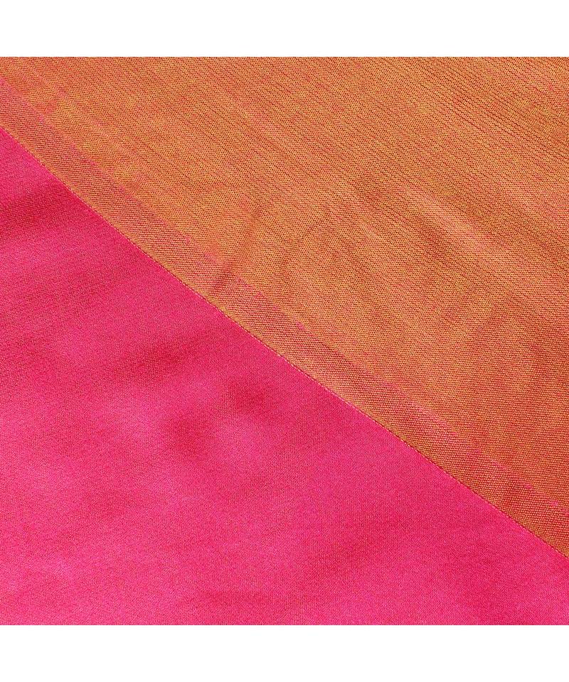 Pink & Orange Super Fine Soft Women's Mudal Reversible Scarf, Stole & Wrap with Hanger