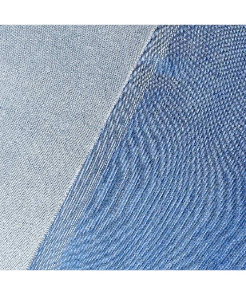 Sky Blue & Navy Blue  Super Fine Soft Women's Mudal Reversible Scarf, Stole & Wrap with Hanger