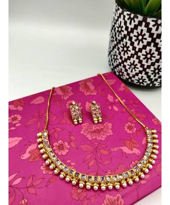 Stone Studded Necklace Sets 2