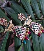 Multicolour Stone Antique Earring