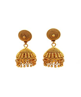 Gold Plated Classic Jhumki 3