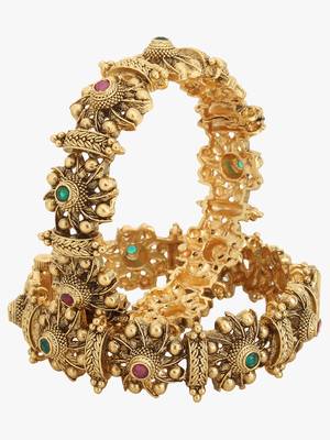 Gold Studs Bangles 4