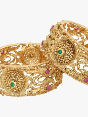 Gold Studs Bangles 2