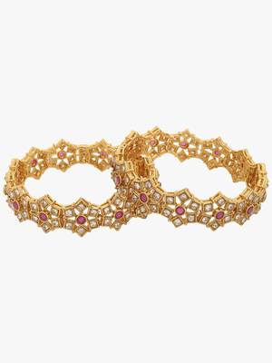 Gold Studs Bangles 2