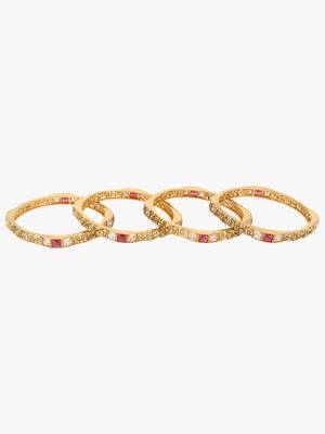 Gold Studs Bangles 3