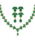 Green crystal necklaces