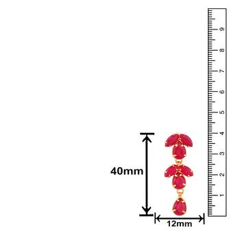 Red crystal necklaces 3